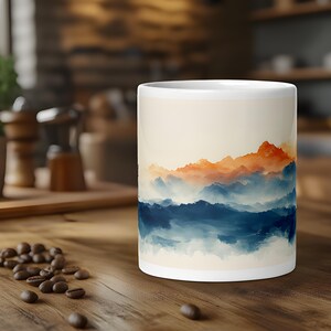 Run the Mountains Tasse - Für Läufer, die die Pfade und Gipfel lieben