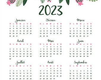Calendar 2023