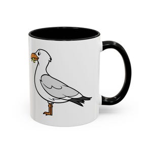 Funny Seagull Mug: Stolen Chip Design, Coastal Decor - 11oz