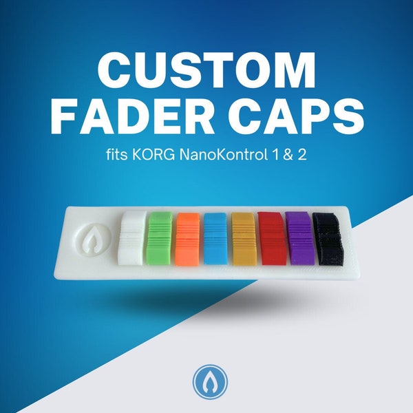 8x Korg NanoKONTROL 1 & 2 Replacement Fader Caps | Various Colours