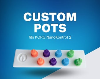 8x tappi di ricambio per potenziometro Korg NanoKONTROL 1 e 2 / Vari colori / Mix and Match