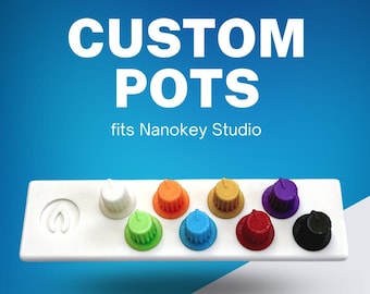 8 tappi di ricambio per potenziometri Korg Nanokey Studio / Vari colori / Mix and Match
