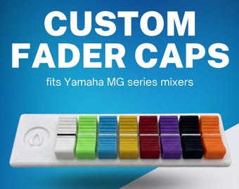 8x Tappi di ricambio per fader Yamaha MG16XU + altri / Vari colori