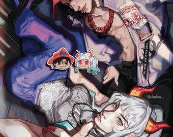 Ace+Yamato One Piece ART PRINT