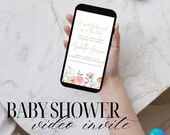 Babyshower Video-uitnodiging voor Meisjes – Schattig en Feestelijk! Canva