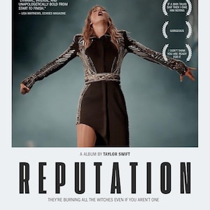 Taylorswift Reputation Poster - Etsy
