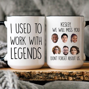 Coworker Retirement Gift, I Used To Work With Legends, Retired Coworker Gift, Mug For Retirement, Colleague Leaving Gift, Leaving Job Gift
