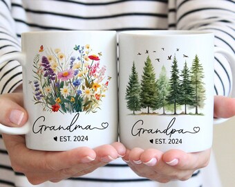 Promoted to Grandparent Mug, Grandparent Pregnancy Announcement Mug, Pregnancy Announcement, New Grandpa and Grandma Gift, Baby Announcement