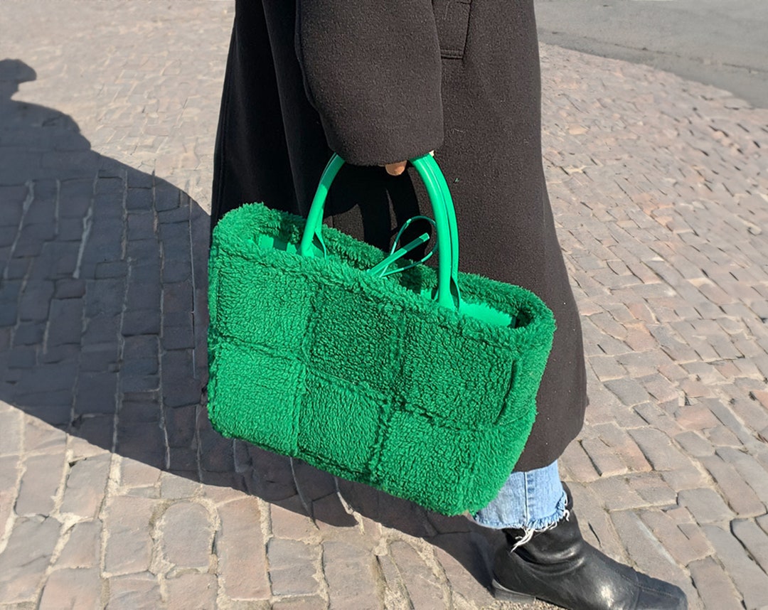 Handmade Woolen Bag Handwoven Shoulder Bag Vegan Woolen Etsy