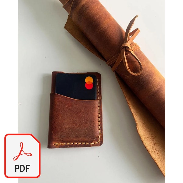 Cardholder Pattern, Leather Wallet Pattern Pdf, Cardholder Template, Compact Wallet Pattern, Slim Wallet Pattern, Leather Pattern Pdf, DIY