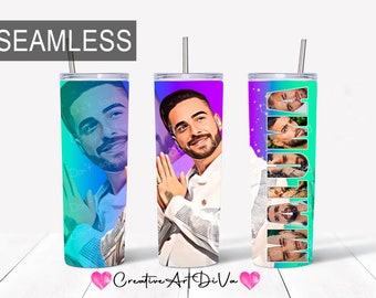 Maluma Seamless sublimation designs PNG l skinny tumbler 20 oz l 30 oz designs l tumbler design