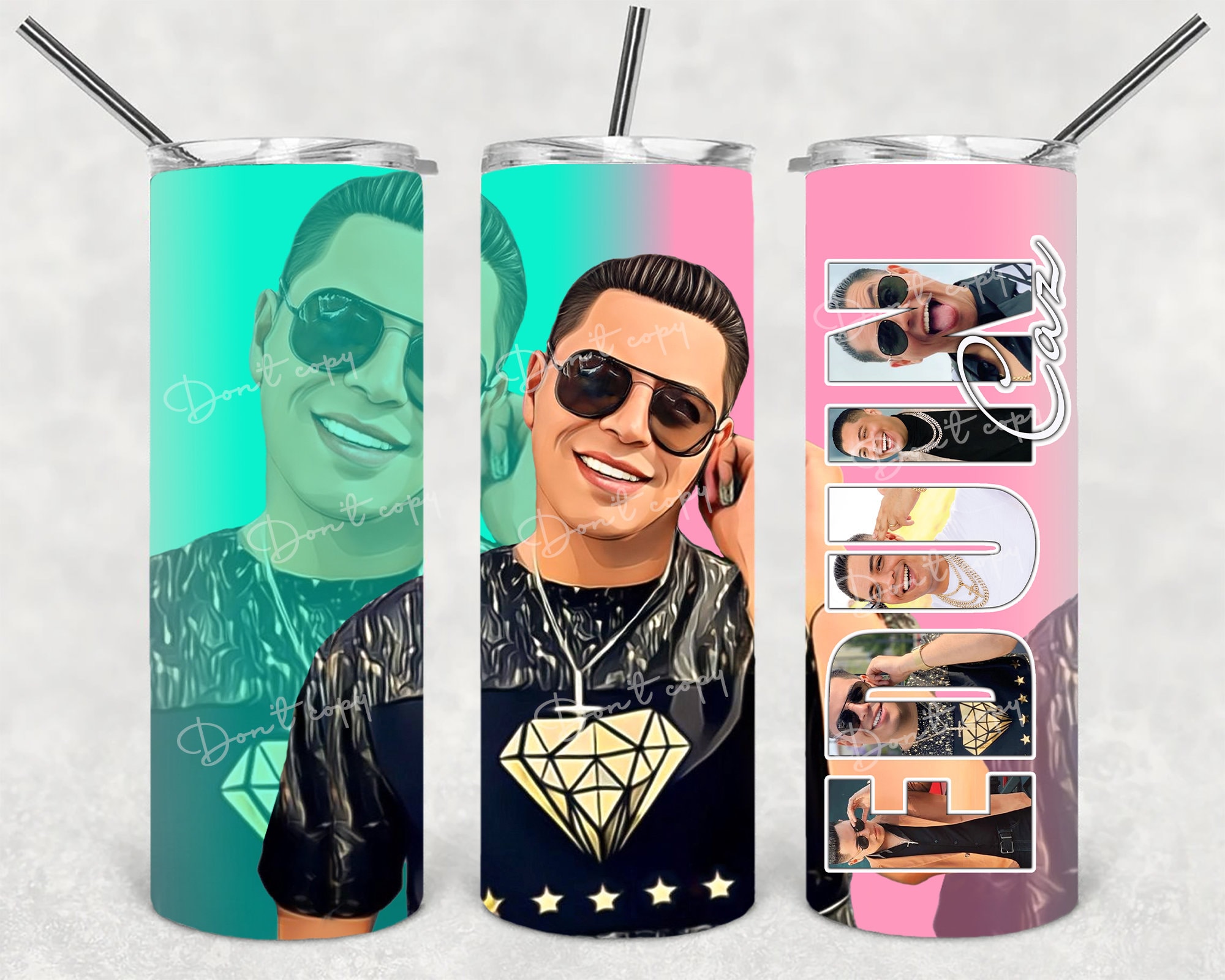 Eduin Caz Grupo Firme Tumbler Wrap 20 oz PNG Seamless sublimation designs 20oz l 30 oz designs l tumbler design Sublimation Tumbler Design
