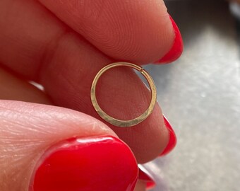 Multifunction Hoop Piercing Earring - 20 gauge Hoop Ring - Helix Ring - Septum Ring - Nose Ring