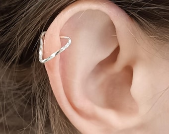 CZ-helixoorbel in goud, rosé of zilver - 18 gauge helix piercing met CZ diamanten - helix ringring met zirkonia