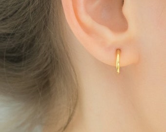 Clip On Earrings- Non Pierced Earrings- Invisible Clip On Earrings- Clip On Hoop Earrings-Clip Earrings-Ear Cuff-Clips Earring-Tiny Hoops