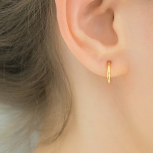 Clip On Earrings- Non Pierced Earrings- Invisible Clip On Earrings- Clip On Hoop Earrings-Clip Earrings-Ear Cuff-Clips Earring-Tiny Hoops