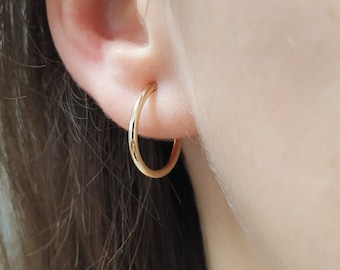 Clip On Hoop Earrings- Non Pierced Earrings- Invisible Clip On Earrings- Clip Earrings- Clips Earrings