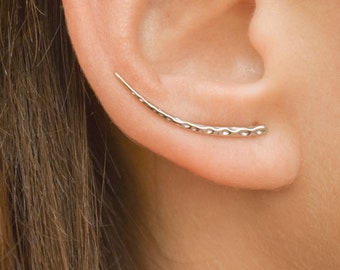 Crawler Earrings - Climber Earrings - Ear Climber - Climbing Earrings