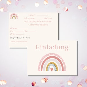 Children&#39;s birthday invitation card | DIGITAL TEMPLATE | Party Invitations | birthday party | Invitations for children | birthday party | PDF