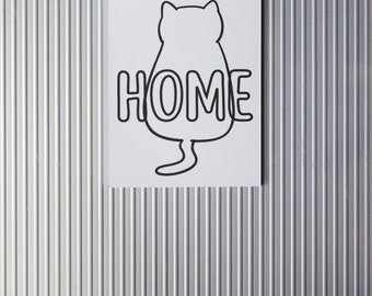 Poster | Decoration, Wall Art | Cat Lover | Digital Download | Housewarming Gift | House Picture | Living Room Pictures | Wall Art | Funny | Decor