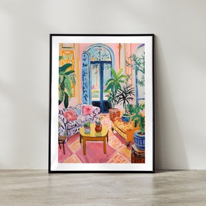 Matisse Wall Art Inspired Poster Impressionist Painting Printable Art Digital Art Download Matisse Poster