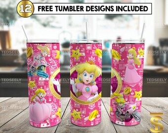 Cartoon Skinny Tumbler 20 oz Sublimation Design PNG - Movie Character Tumbler Straight and Tapered PNG