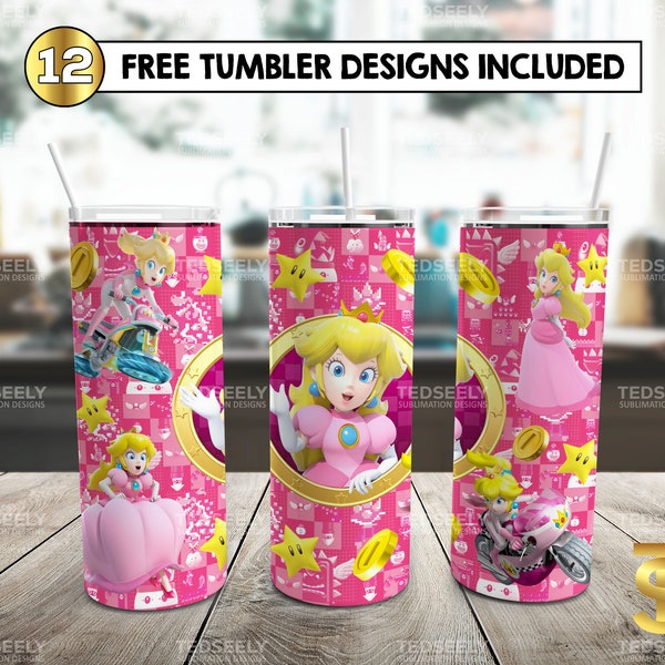 Cartoon Skinny Tumbler 20 oz Sublimation Design PNG - Movie Character Tumbler Straight and Tapered PNG