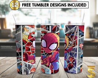 Spiderman Puff - Tumbler