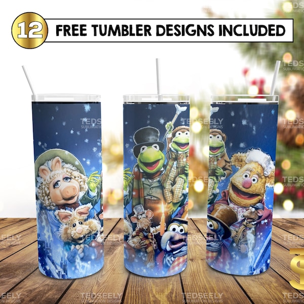 Christmas Movie Skinny Tumbler 20 oz Sublimation Design PNG - Movie Character Tumbler Straight and Tapered PNG