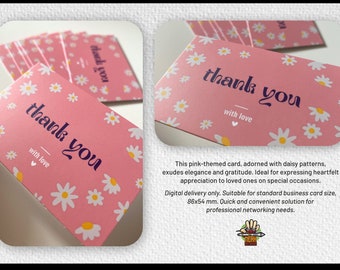 Thank You Card - Digital Template