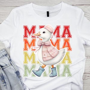 Mama Goose PNG: Girly Sublimation Design (Digital Download 10x10 inc.)