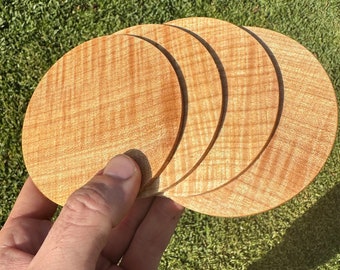 Curly Maple Coasters