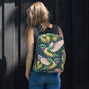 Humming Bird Custom Designer Luxurious Backpack