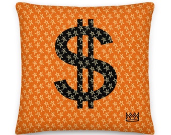 90210 Pillows The Baller Mango Tango Designer Premium Pillow