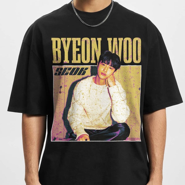 Limited Seok Byeon Woo Kdrama Korean Pop Tshirt Vintage Unisex Shirt, Oversized Unisex Tee, Adult Clothing, Gift Idea