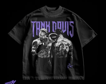 Camiseta extragrande Gervonta Davis / Tank Davis Boxing Vintage Bootleg con diseño gráfico
