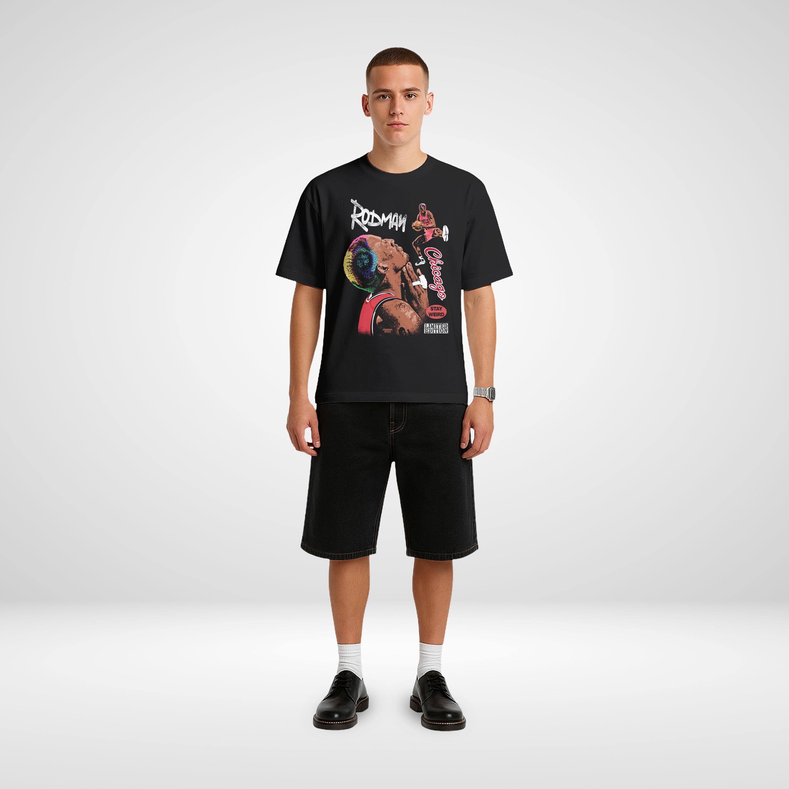 デニス・ロッドマン ヴィンテージ ブートレッグ Tシャツ - 90年代 NBA 