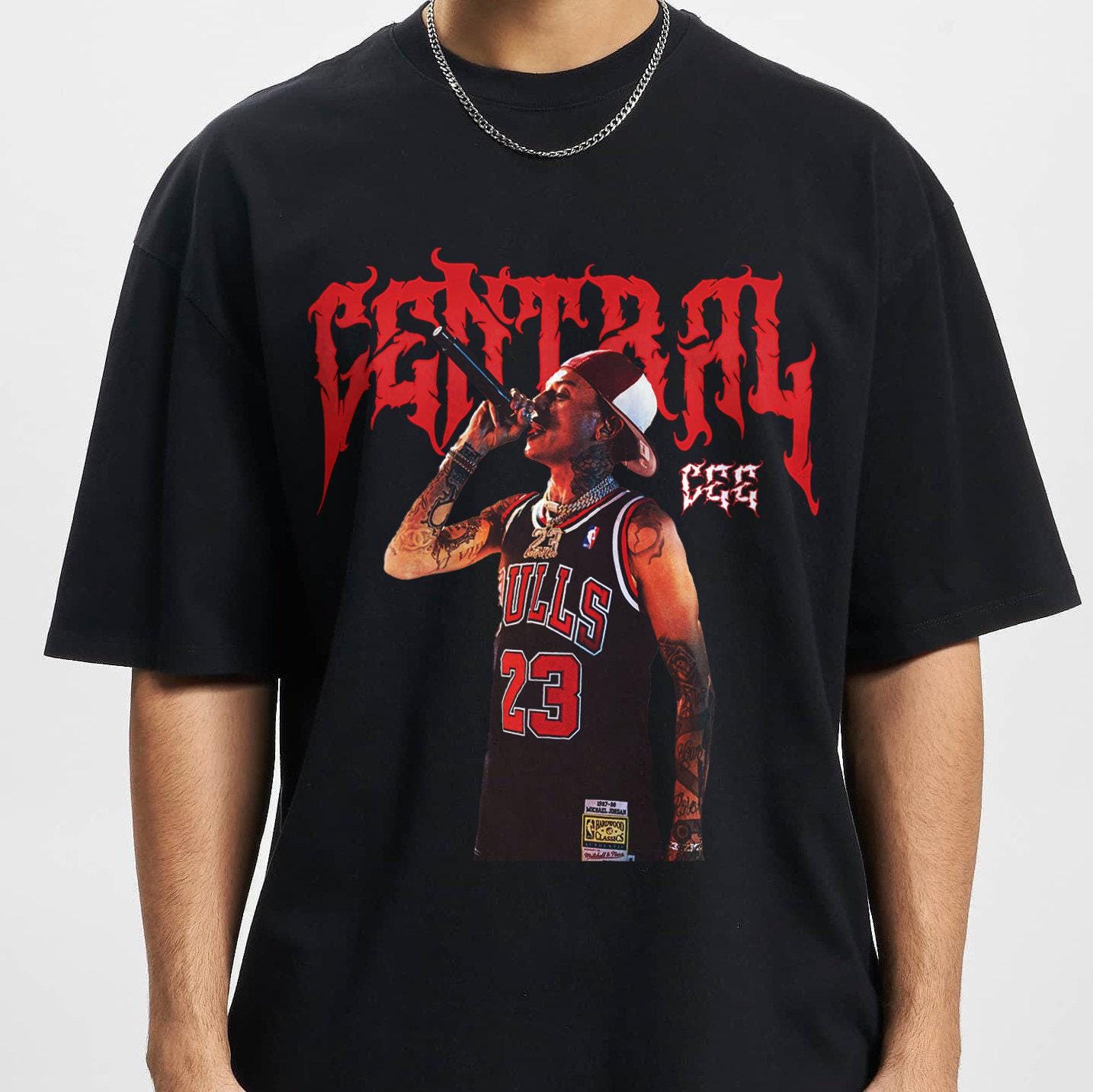 Central Cee Rap Shirt, Central Cee 2023 Rapper 90S Y2K Vintage Retro Bootleg, Halloween Style Graphic Tee Gift For Fan Rap
