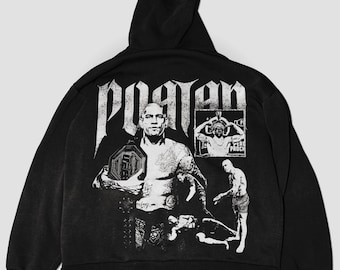 Vintage Bootleg Fighter Hoodie: Alex Pereira Gym Style Sweatshirt