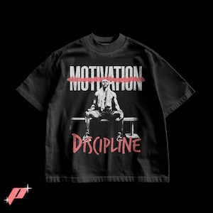 Discipline Graphic Tee: Fighter Mindset Gym Shirt