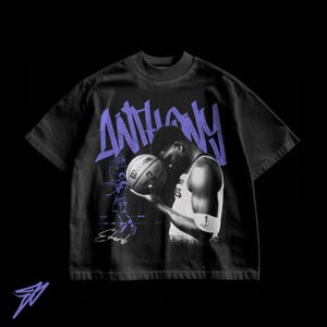 Koszulka Anthony&#39;ego Edwardsa | Koszulka z grafiką vintage Bootleg Basketball | Koszulka NBA Timberwolves