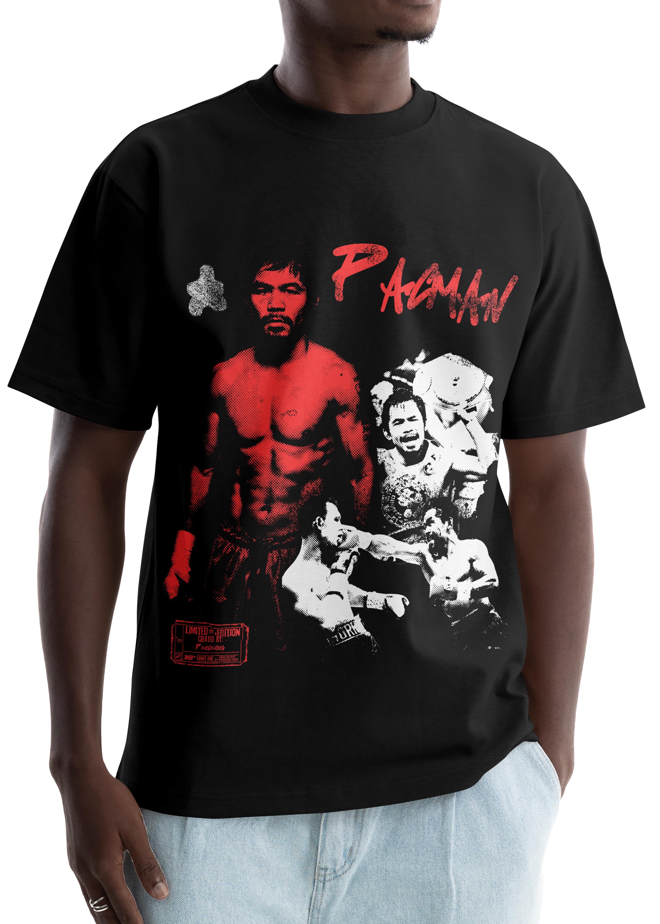 80s マニーパッキャオ Tシャツ シングルステッチビンテージ古着ボクシングXL マニー・パッキャオTシャツ、ヴィンテージボクシングブートレッグ