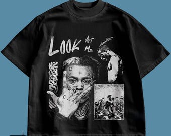 Oversized Rapper Graphic T-shirt, Y2K Opium Style - Etsy Israel