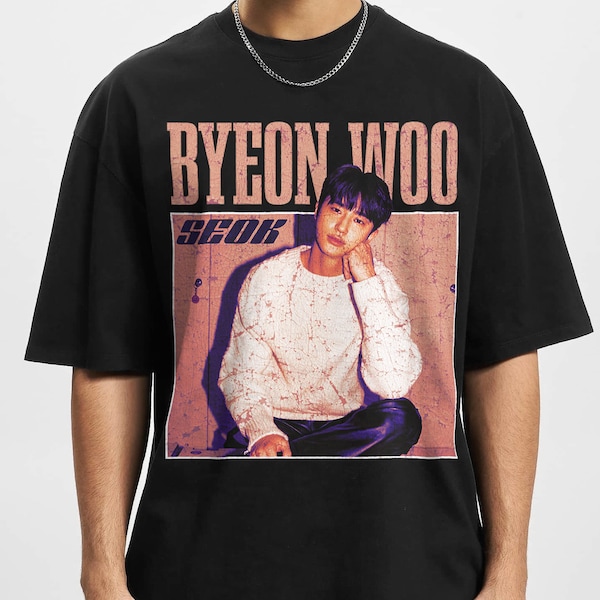 Limited Seok Byeon Woo Kdrama Korean Pop Tshirt Vintage Unisex Shirt