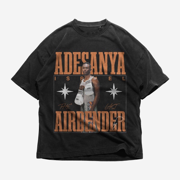 Vintage 90s Graphic Style Israel Adesanya T-Shirt - Israel Adesanya TShirt - Retro Mixed Martial Artist Tee For Man and Woman Unisex T-Shirt