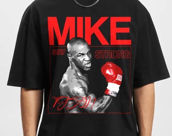 Graphic design Oversized Mike Tyson Tee - Bootleg T-Shirt - Sport Boxing Rap Tee hop RnB Shirt - Mike Tyson Merch Shirt - Bootleg