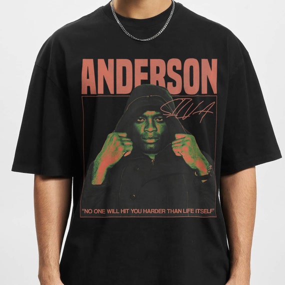 Anderson Silva T-shirt Fighter Sport T Shirt Jiu Jitsu 90s