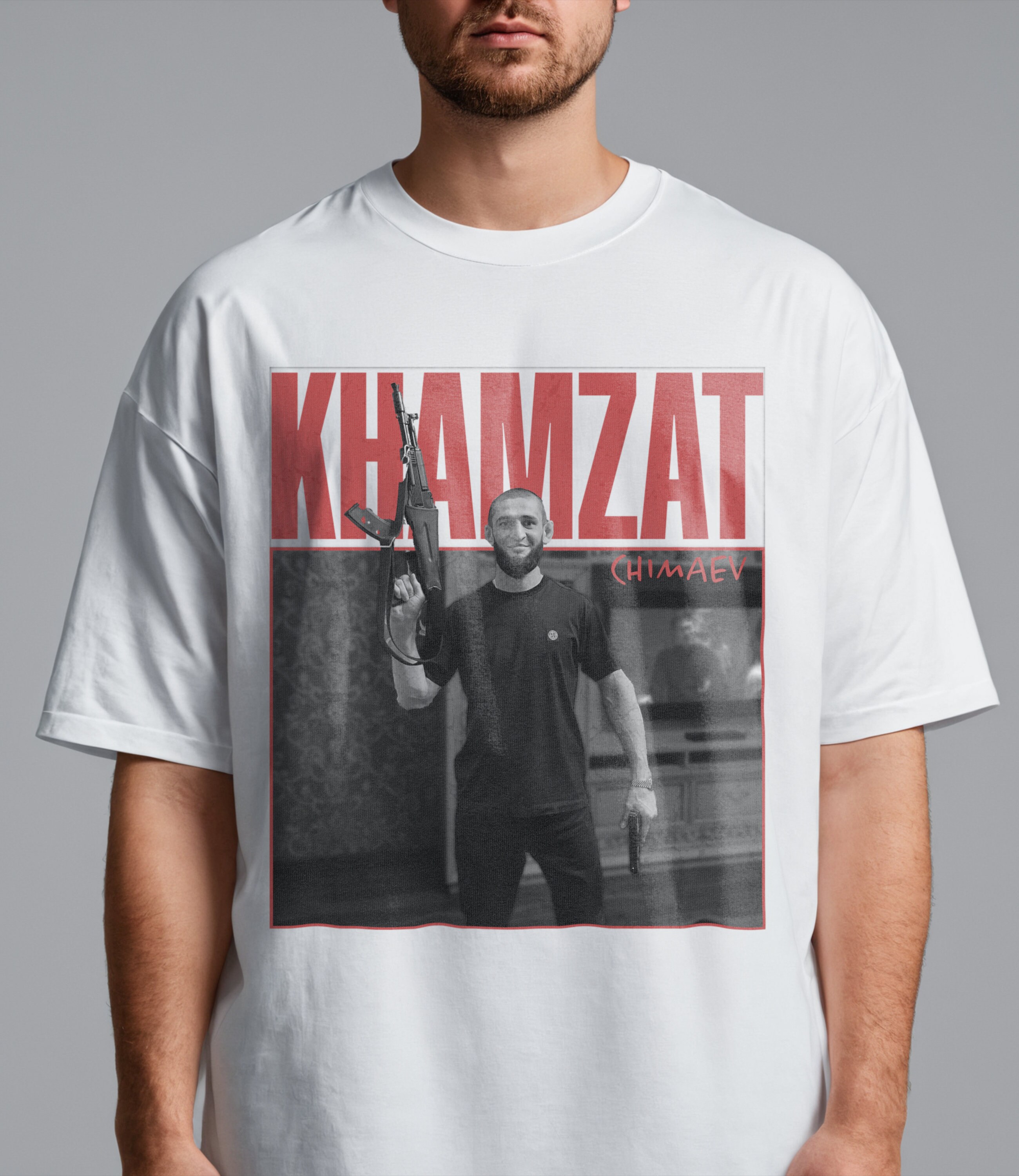 Limited Khamzat Chimaev Shirt Vintage 90s Grapic Mixed