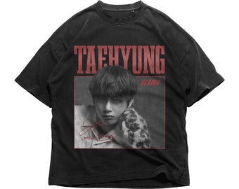 Kim Taehyung Shirt | Taehyung t-shirt | vintage tee | Bts Shirt | V bts | kpop fan gift | kpop t-shirt | Unisex Garment Dyed T-Shirt