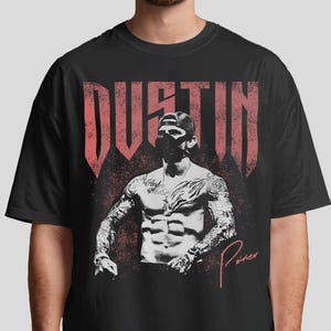 Dustin Poirier UFC T-Shirt: Fight Night Graphic Tee, MMA Fan Gift